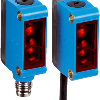 Sensore fotoelettrico Rettangolare SICK, a fascio passante, rilevamento 0 → 15 m, uscita PNP