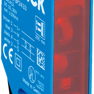 Sensore fotoelettrico Rettangolare SICK, a soppressione di sfondo, rilevamento 30 → 350 mm, uscita PNP