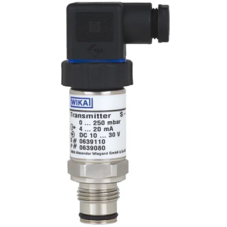 Sensore di pressione Relativa WIKA, 40bar max, uscita 2 fili, 4 → 20 mA