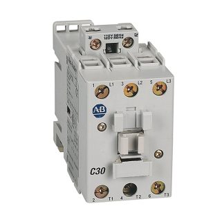 Contattore Allen Bradley, serie 100-C, 3 poli, 3 NA, 30 A, 26 kW, bobina 110 V CA, 120 V CA