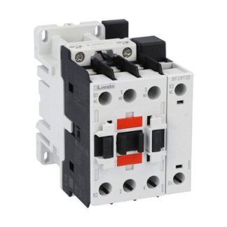 Contattore Lovato, serie BF26, 4 poli, 2 NA e 2 NC, 45 A, 51 kW, bobina 24 V c.c.