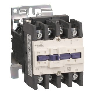 Contattore Schneider Electric, serie LC1D, 4 poli, 4NO, 125 A, bobina 110 V c.c.
