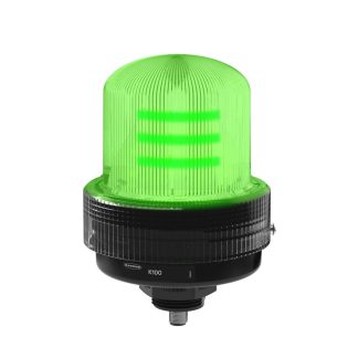 Segnalatore Lampeggiante, Fisso Banner, LED, Verde, 12 → 48 V DC