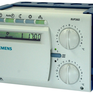 Controller Siemens, serie S55370, per 2 circuiti di riscaldamento programmabili + ECS