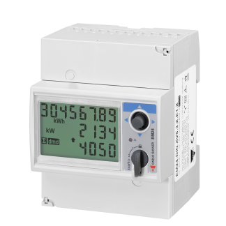 Contatore di energia Carlo Gavazzi, EM24DINAV, 3 fasi, display Display LCD