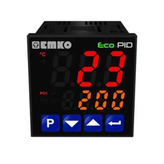 Modulo di controllo temperatura Emko ecoPID, 230 V, 2 uscite Relè, SSR