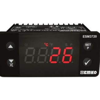 Regolatore di temperatura On/Off Emko ESM, 230 V c.a., 76x34.5x71mm, 2 uscite Relè, driver SSR