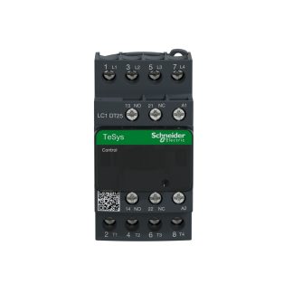 Contattore Controllo motori Schneider Electric, serie LC1D, 4 poli, 4NO, 25 A, bobina 110 V c.a.
