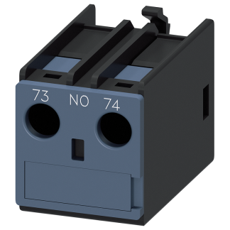 Contatto ausiliario Siemens, 1 contatto, 1 N/A, montaggio a innesto, serie 3RH2