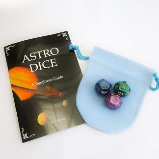 Astro Dice, Set of 3, Pouch, Japanese Instruction Manual Included (Astro Dice Beginner's Guide)