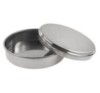 FILTRA SS Pan for Test Sieve, Pk of 5