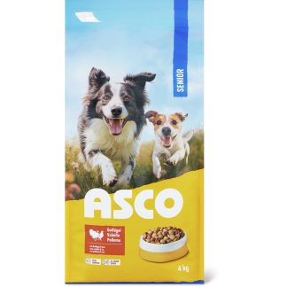Asco Senior · dry food for dogs · Poultry and rice