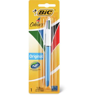 Bic Original · Ballpoint pen · 1mm, blue, black, red, green