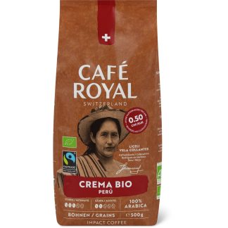 Café Royal Peru · Coffee beans · Crema