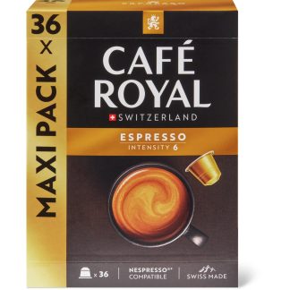Café Royal · Aluminum coffee capsules · Espresso - intensity 6/10