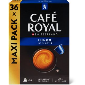 Café Royal · Aluminum coffee capsules · Lungo - intensity 5/10