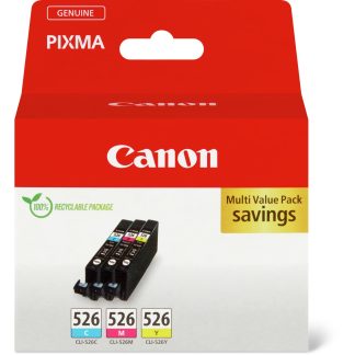 Canon CLI-526 - Multipack · Ink cartridge · cyan (9ml), yellow (9ml), magenta (9ml)
