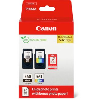 Canon PG560/CL561 - Valuepack · Ink cartridge · black (7.5ml), 3 colours (8.3ml)