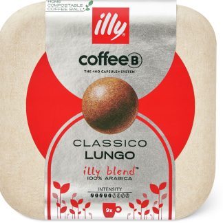 CoffeeB Illy · coffee balls · Lungo Classico. Intensity: 5/9