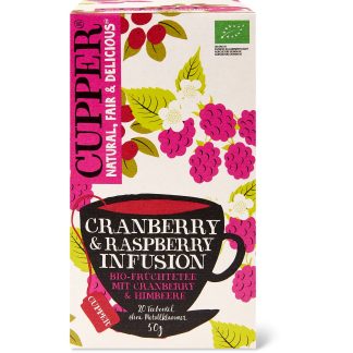 Cupper · Organic fruit tea · Cranberry & Raspberry