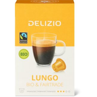 Delizio Bio · Coffee Capsules · Lungo, système Delizio