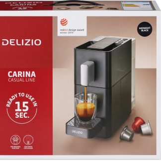 Delizio Carina · Capsule machine · Black - A++