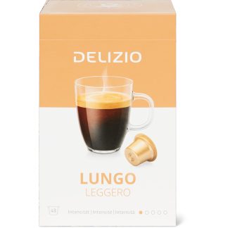 Delizio · Coffee Capsules · Lungo Leggero, Delizio system