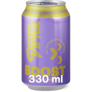 Dirtea Boost · Energy ice tea · mango & passion fruit