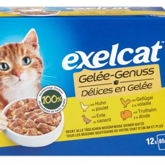 Exelcat Adult · Slices in jelly · poultry
