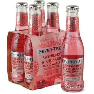 Fever Tree Raspberry & Rhubarb Tonic · Carbonated lemonade
