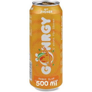 Gönrgy · Energy drink · Mango Slam