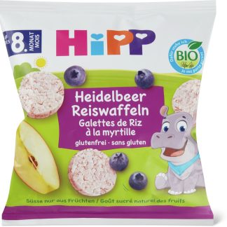 HiPP Bio · Blueberry rice wafers · From 8 months