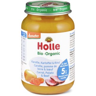 Holle Bio Demeter · Baby food jar with carrots, potatoes and beef · From 5 months
