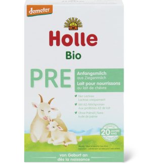 Holle Bio PRE · First infant goat milk · From brith
