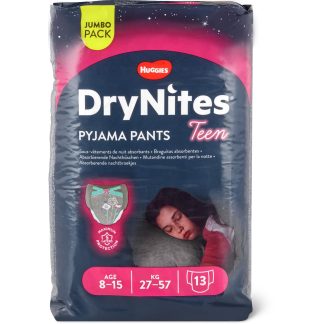 Huggies DryNites · Overnight diapers · 8 to 15 years, 27-57kg