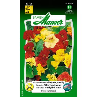 Samen Mauser · Flower seeds · Nasturtium Whirlybird, low