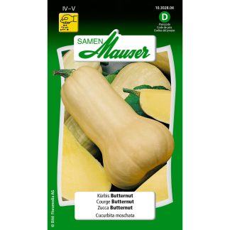 Samen Mauser · Vegetables seeds · Pumpkin Butternut