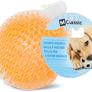 M-Classic · Tooth care ball dog · Made of latex