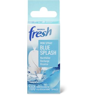 Migros Fresh · Mini-spray refill · Blue Splash