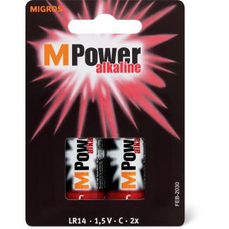 M Power alkaline · Piles · LR14 - 1.5V - C