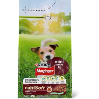 Matzinger Mini Menu · dry food for dogs · beef