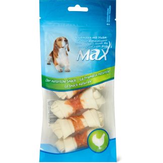 Max · Snacks for dogs · Chewing knot with chicken