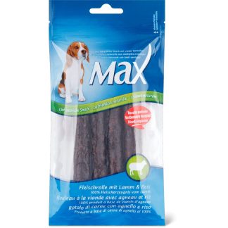 Max · Meat roll for dogs · with lamb and rice