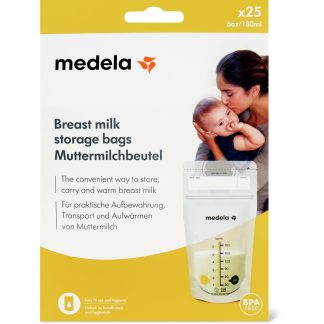 Medela · Storage bags for breast milk · With transport pouch