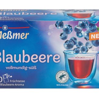 Messmer · Herbal tea blend · blueberry flavour