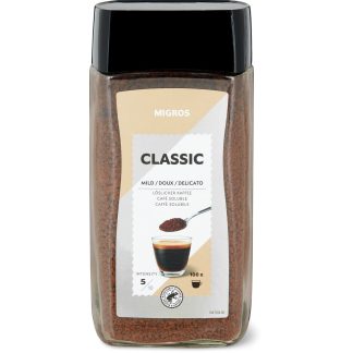 Migros Classic · instant coffee · Mild intensity 5/10