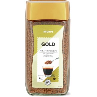 Migros Gold · instant coffee · Mild intensity 6/10