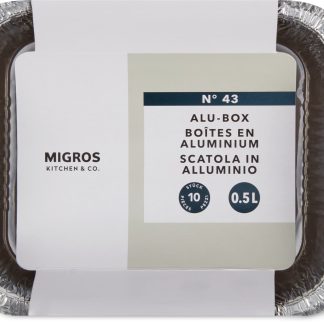 Migros Kitchen & Co. N°43 · Aluminium trays · 0.5l