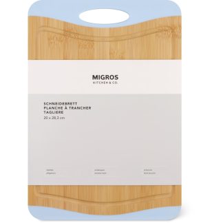 Migros Kitchen & Co. · Cutting board · Bamboo, 28.3 x 20 x 1cm