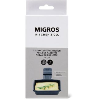 Migros Kitchen & Co. · Raclette pans · 7 x 7cm